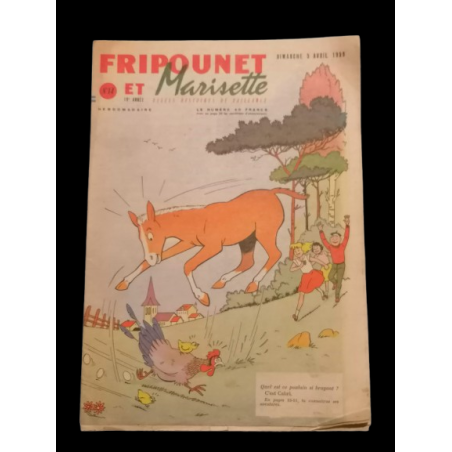 Fríperete semanal e Marisette em abril de 1959
