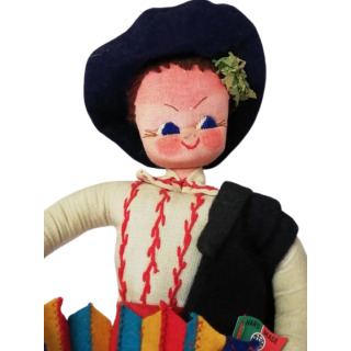 Poupée Régionale, Folklorique années 60-70s Réf. P23