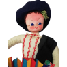 Bambola regionale, folk 60-70s Ref. P23