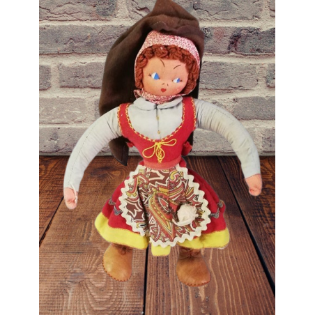 Muñeca regional, folk 60-70s ref. P22
