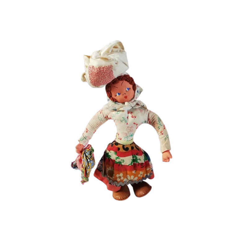 Regional Doll, Folkloric 1960s/1970 Ref. P21