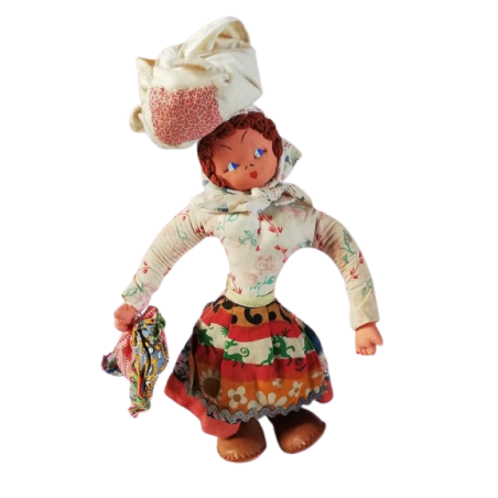 Muñeca regional, años popular 1960/1970 Ref. P21