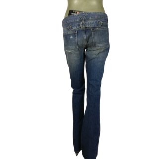 Pantalones vintage jeans derrotados