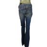 Vintage jeansbroek versloeg