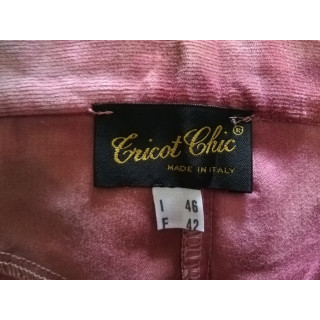 Pantalon Velours Tricot Chic