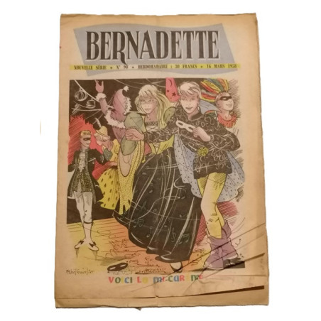 Bernadette N ° 90 NUEVA SERIE - SEMANAL DE 1958