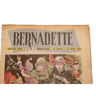 Bernadette N ° 90 NUEVA SERIE - SEMANAL DE 1958
