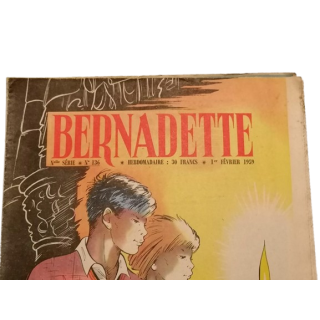 Bernadette N° 136 - Hebdomadaire du 1er Février1959