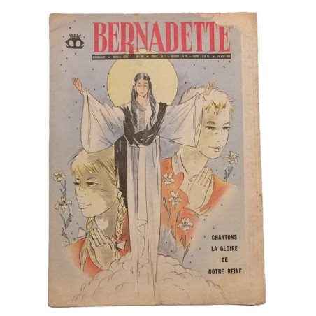 Bernadette n ° 164 Nova Série - Semanal de 16 de agosto de 1959