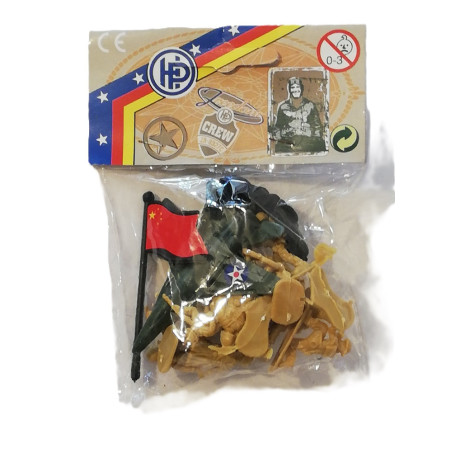 Conjunto de soldados 15 piezas Ref 41063-B