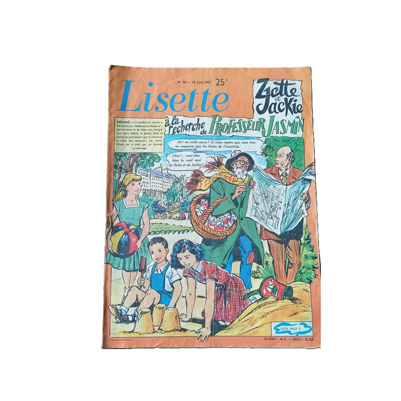 Lisette N° 24 du 16 Juin 1957