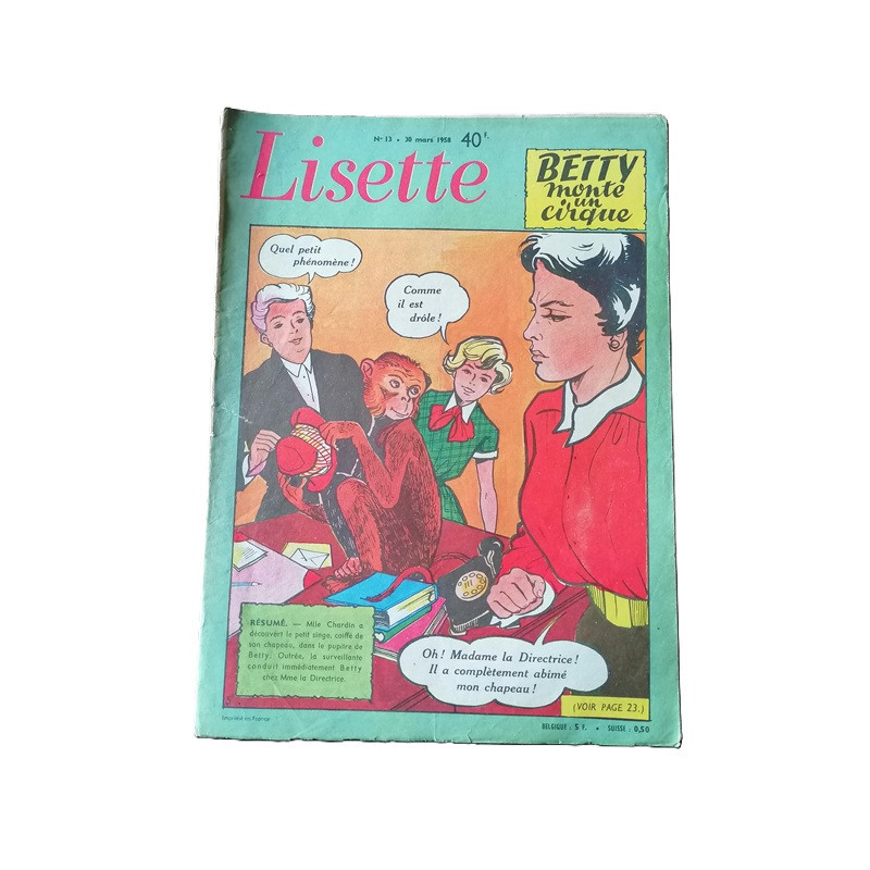 Lisette n ° 13 de 30 de março de 1958