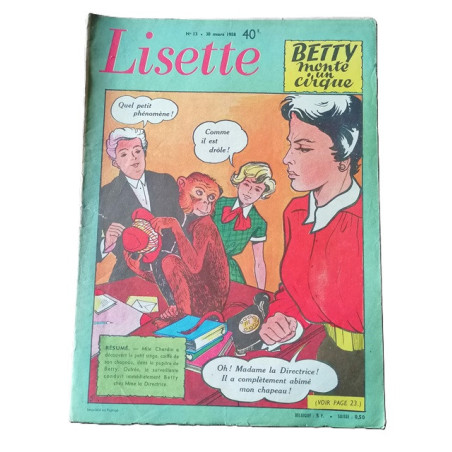 Lisette N° 13 du 30 Mars 1958