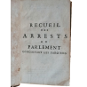 Livre ancien 1731 – Arrests de Règlement du Parlement de Bretagne - 3° Éditions