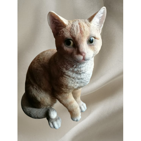 Chat assis 30 cm Collector années 80-90s