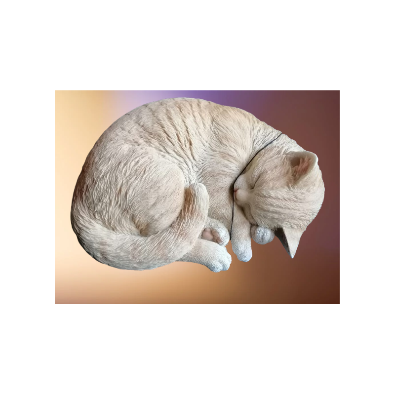 Roux Cat Soundormi - Realistische geschilderde hars - 90/2000's