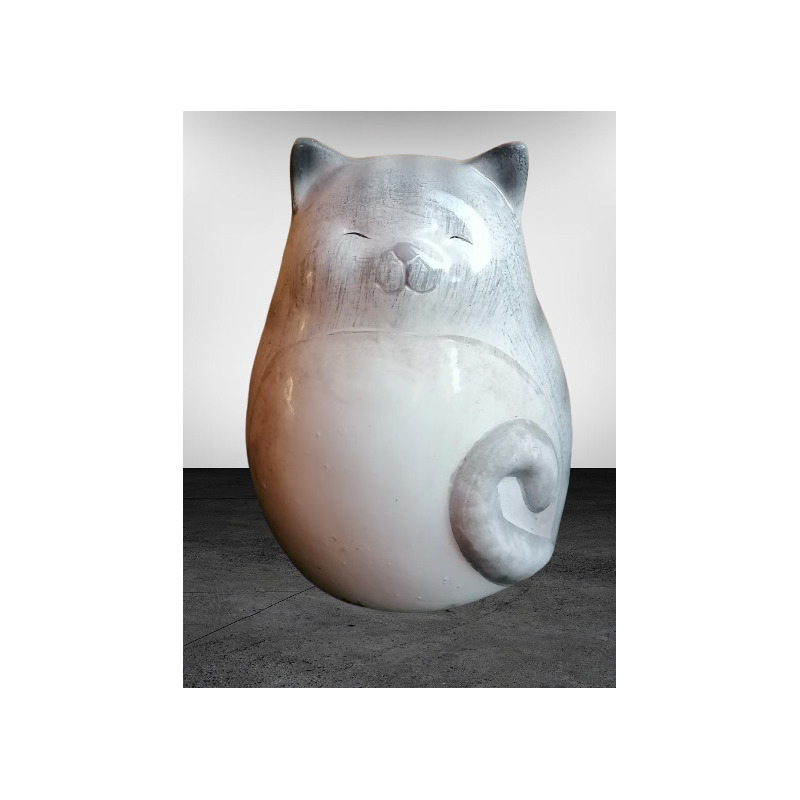 Estatuilla de gato de deco de la vendimia - Zen y Mirada Minimalista - 15 €
