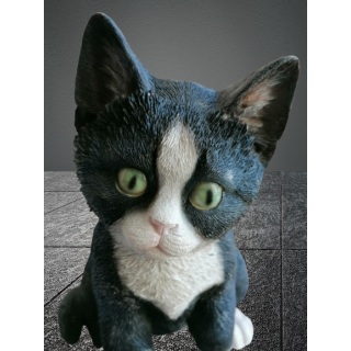 Ceramic collection chat – Feline elegance, piece around 2010