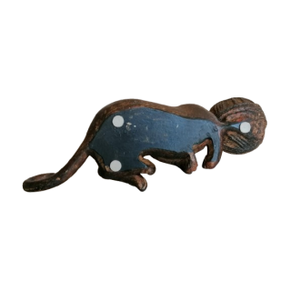 Chat escultura con su PELPEL DE CALIR DE RESINA O MADERA ...