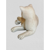 Keramikharz-dekorative Katzenstatuette