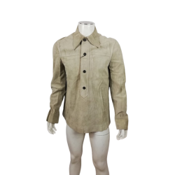 Túnica de cuero traje nacional para hombres