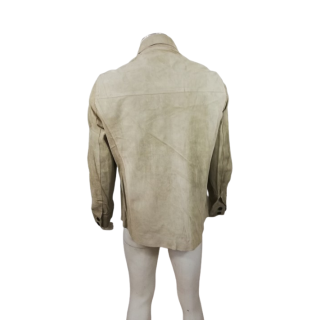 Traje nacional de couro túnico para homens