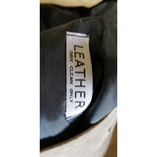 Traje nacional de couro túnico para homens