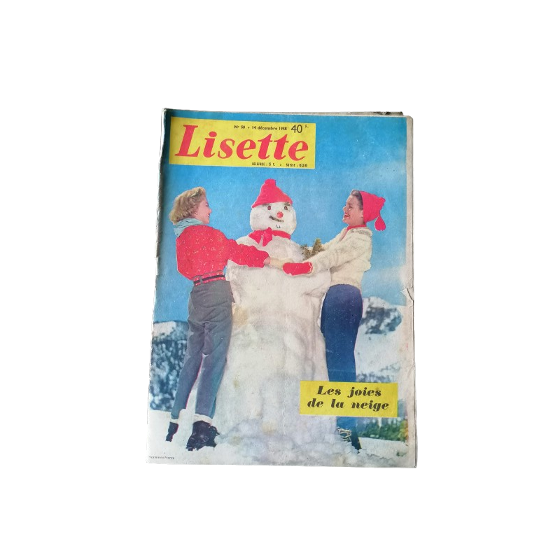Lisette n ° 50 - Semanal de 14 de dezembro de 1958