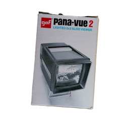 Viewer GAF Pana-View 2, Slides 2×2, Vintage USA with package leaflet