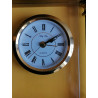 Reloj de oficina de la vendimia Silvoy Paris - Cuarzo de estilo de latón clásico