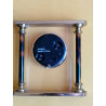 Reloj de oficina de la vendimia Silvoy Paris - Cuarzo de estilo de latón clásico