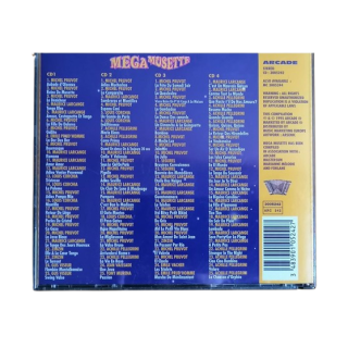 Compilation 4 CD Mega Musette - Accordéon - Michel Pruvot, Larcange...