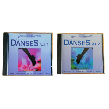 Pack 2 CD – All Dances Vol. 1 & Vol. 2 – Cocktail Collection
