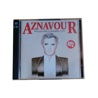 2 CD – Charles Aznavour Palais des Congrès 1994 (Live RTL, TBE)