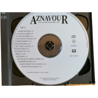 2 CD - Charles Aznavour Congress Palace 1994 (Live RTL, TBE)
