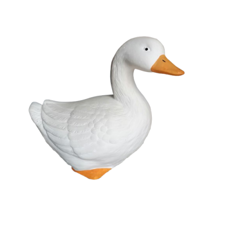Vintage hand painted ceramic goose decoration – country charm