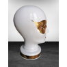 Tête mannequin vintage Scheurich 701 authentique céramique 1970