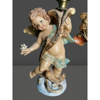 Par de candelabros Angels Vintage Cherubs Italia - Numerada 5042 y 5043