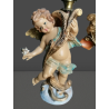 Par de candelabros Angels Vintage Cherubs Italia - Numerada 5042 y 5043
