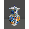 Antique pichet in faience floral hand painted decoration – unique craft piece
