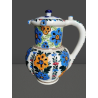 Pitcher Old Faience Floréal Decoración Pintado Mano - Single Craft Room