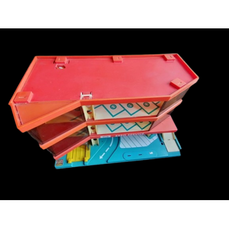 Garage Toy Vintage Esso Service - 70S - 3 livelli - Buone condizioni