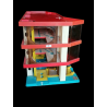 Garage Jouet Vintage ESSO Service – Années 70 – 3 niveaux – Bon état