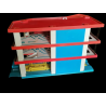 Garage Toy Vintage Esso Service - 70er Jahre - 3 Ebenen - Guter Zustand