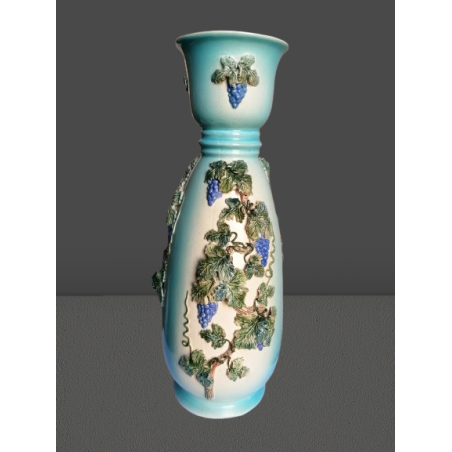 Great Vase "Grape & Vine" - Made in usr - pezzo unico - 41 cm