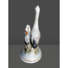 Rare piece of decorative porcelain – Stylized herons – early 20th century – 33 cm