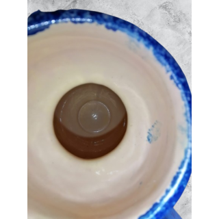 Seltene Vase in Anses Henriot Quimper - Bretron Kunst Breton Caranean