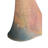 Terracotta Waterdrager Sculptuur Ondertekend RC - Ambachten Stuk 32cm