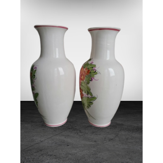 2 Main Fire Maps - Handgeschilderde bloemendecor - 33 cm