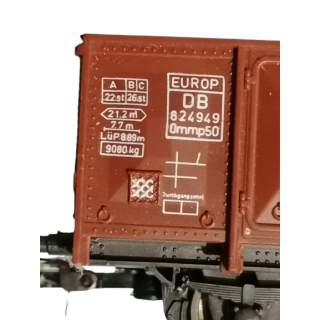 GÜTZOLD HO - DB Europ Dump Wagger, 60-80, Scala 1:87